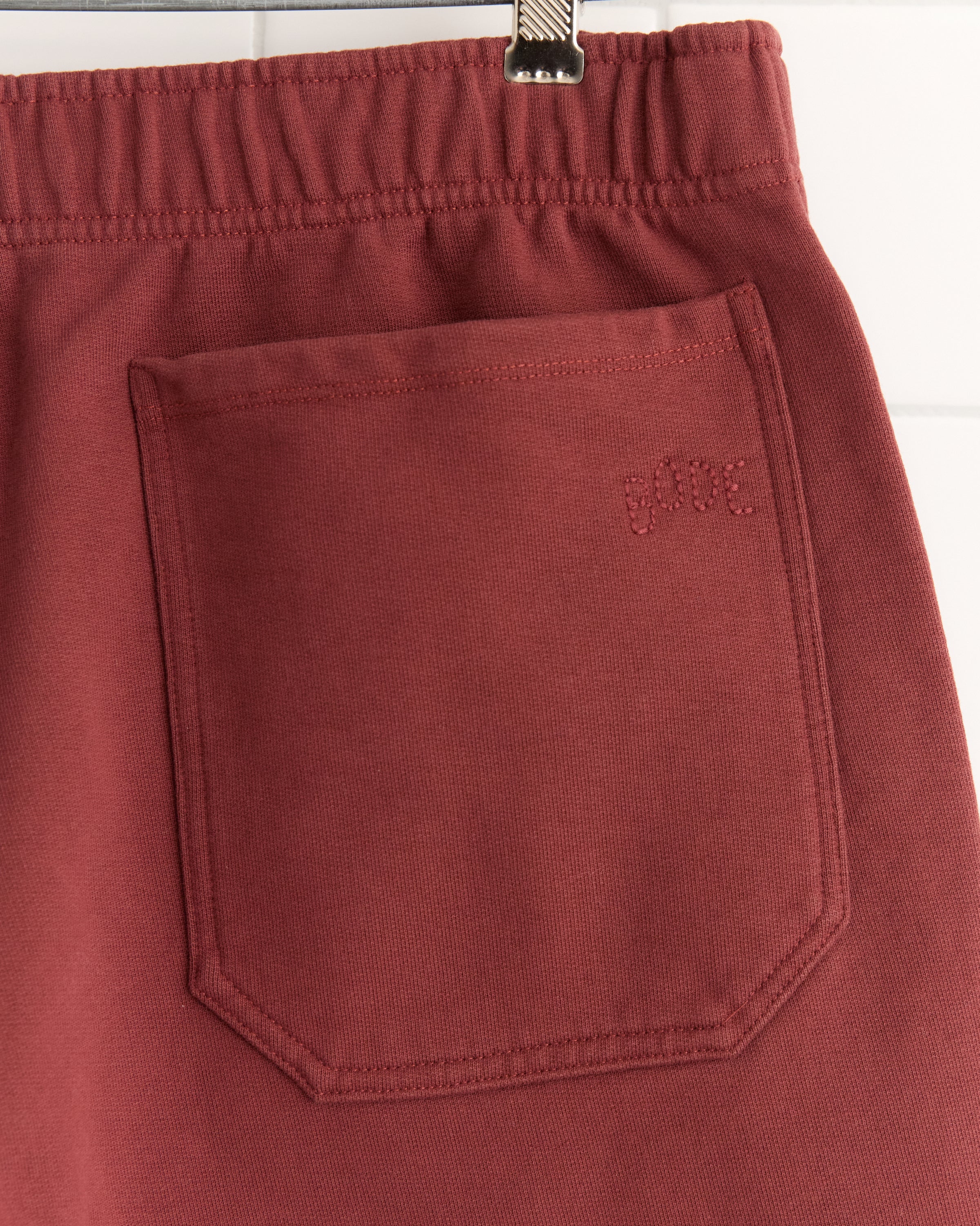 Burgundy Pennant Shorts – BODE