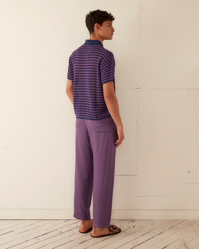 Lattice Polo - Duotone Stripe KNITWEAR BODE New York