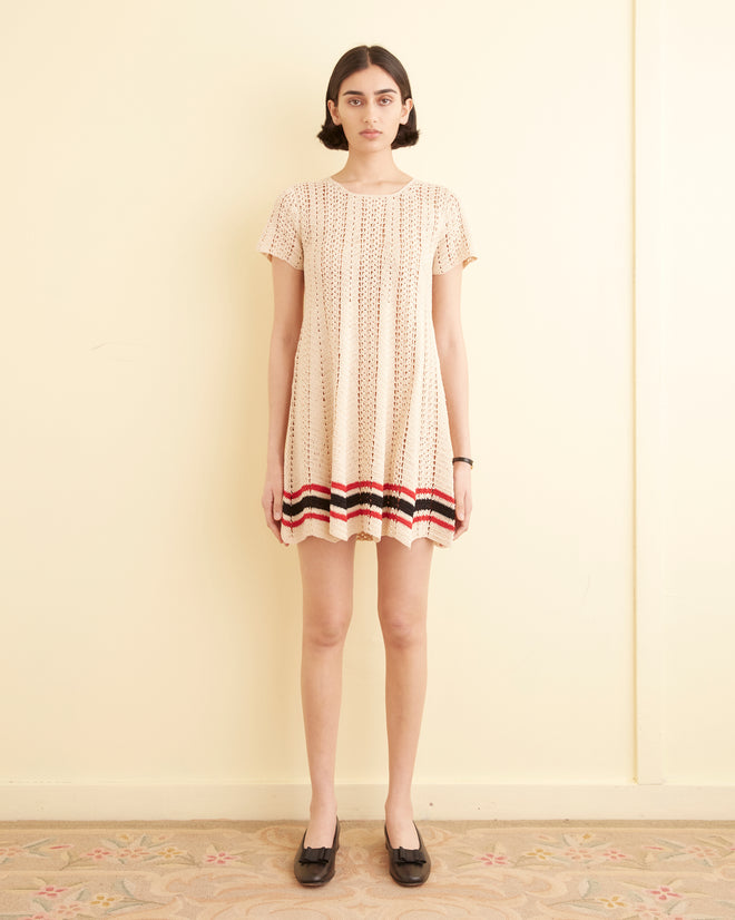 Duxbury Crochet Dress WOMENS KNIT TOPS BODE New York