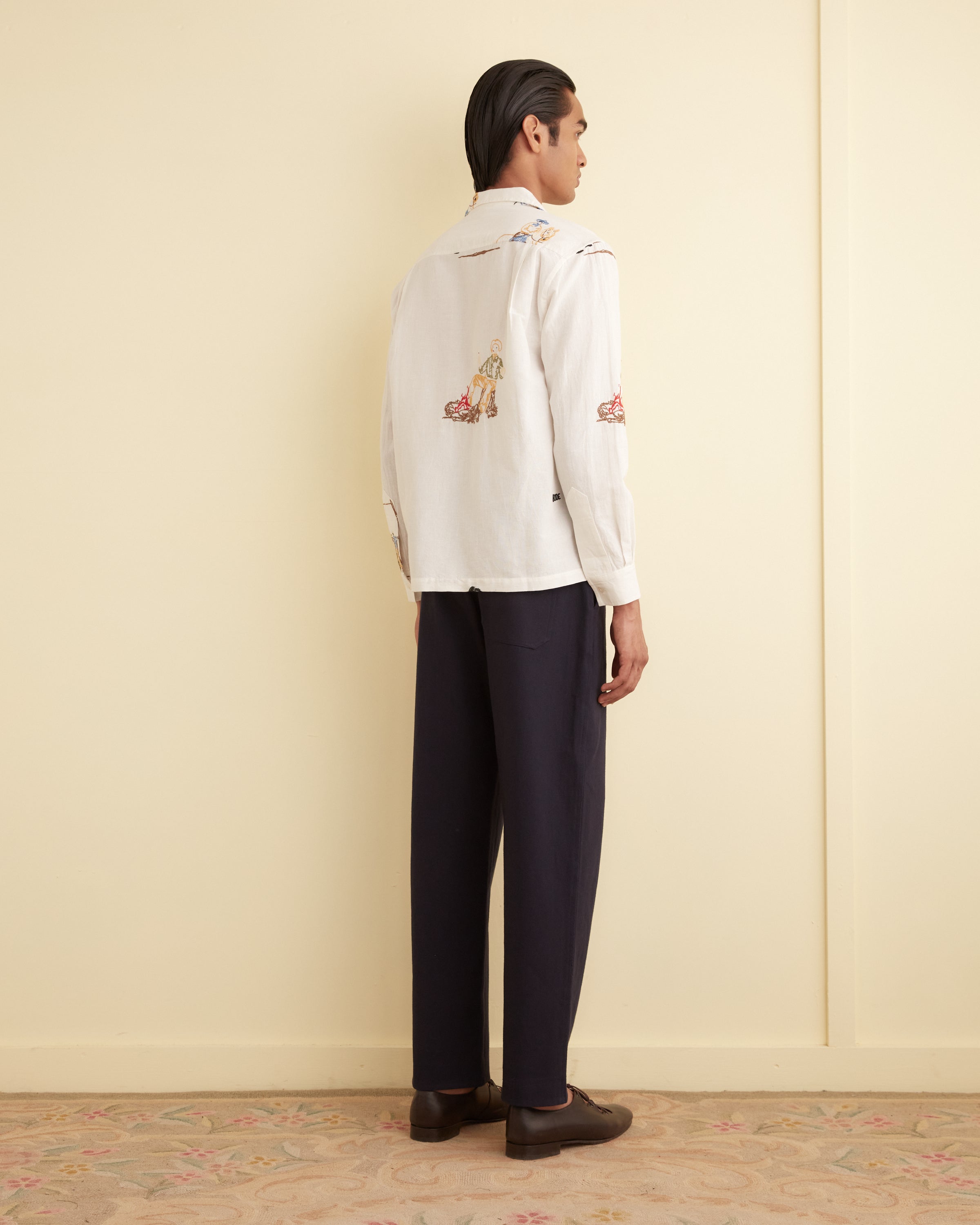 Embroidered Buckaroo Long Sleeve Shirt – BODE