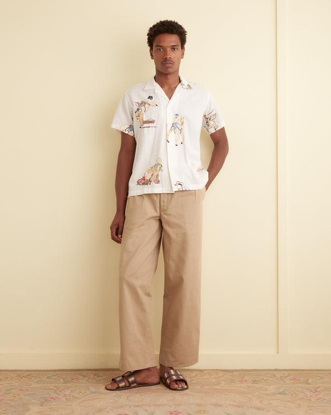 Embroidered Buckaroo Short Sleeve Shirt SHIRT BODE New York
