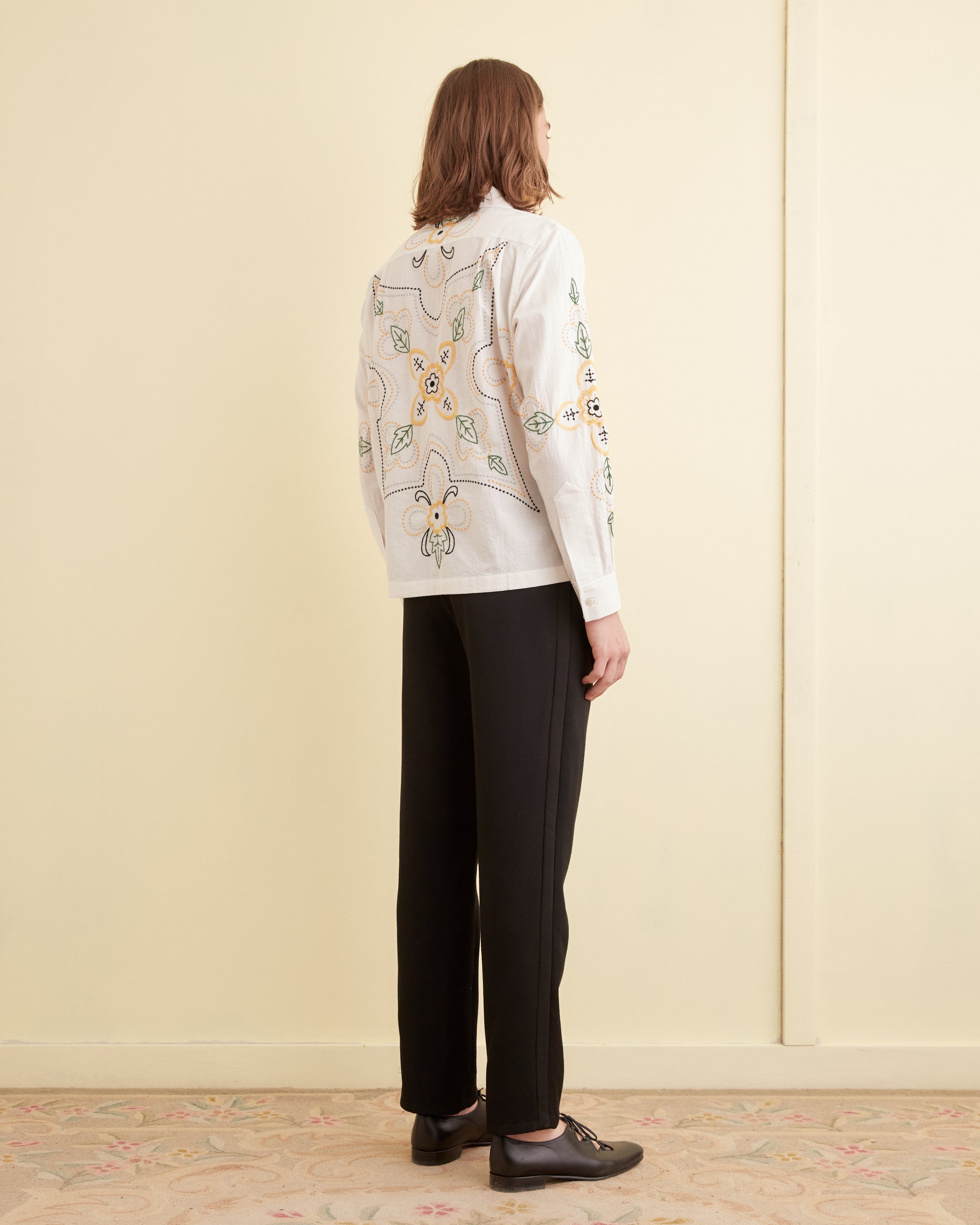 Embroidered Buttercup Long Sleeve Shirt – BODE