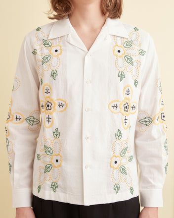 Embroidered Buttercup Long Sleeve Shirt SHIRT BODE New York