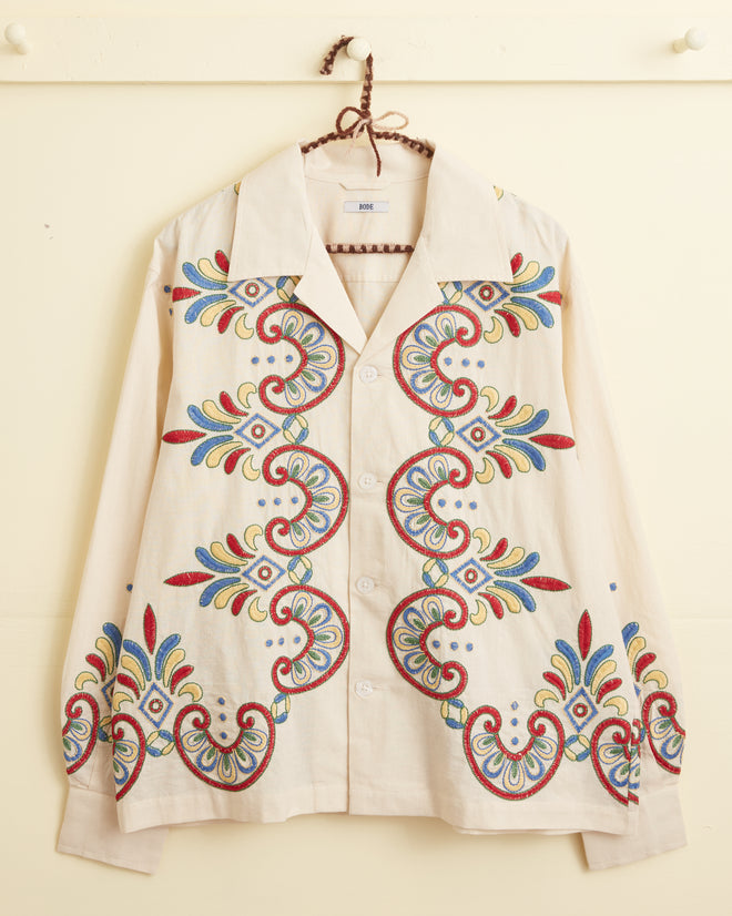 Embroidered Carnival Long Sleeve Shirt SHIRT BODE New York