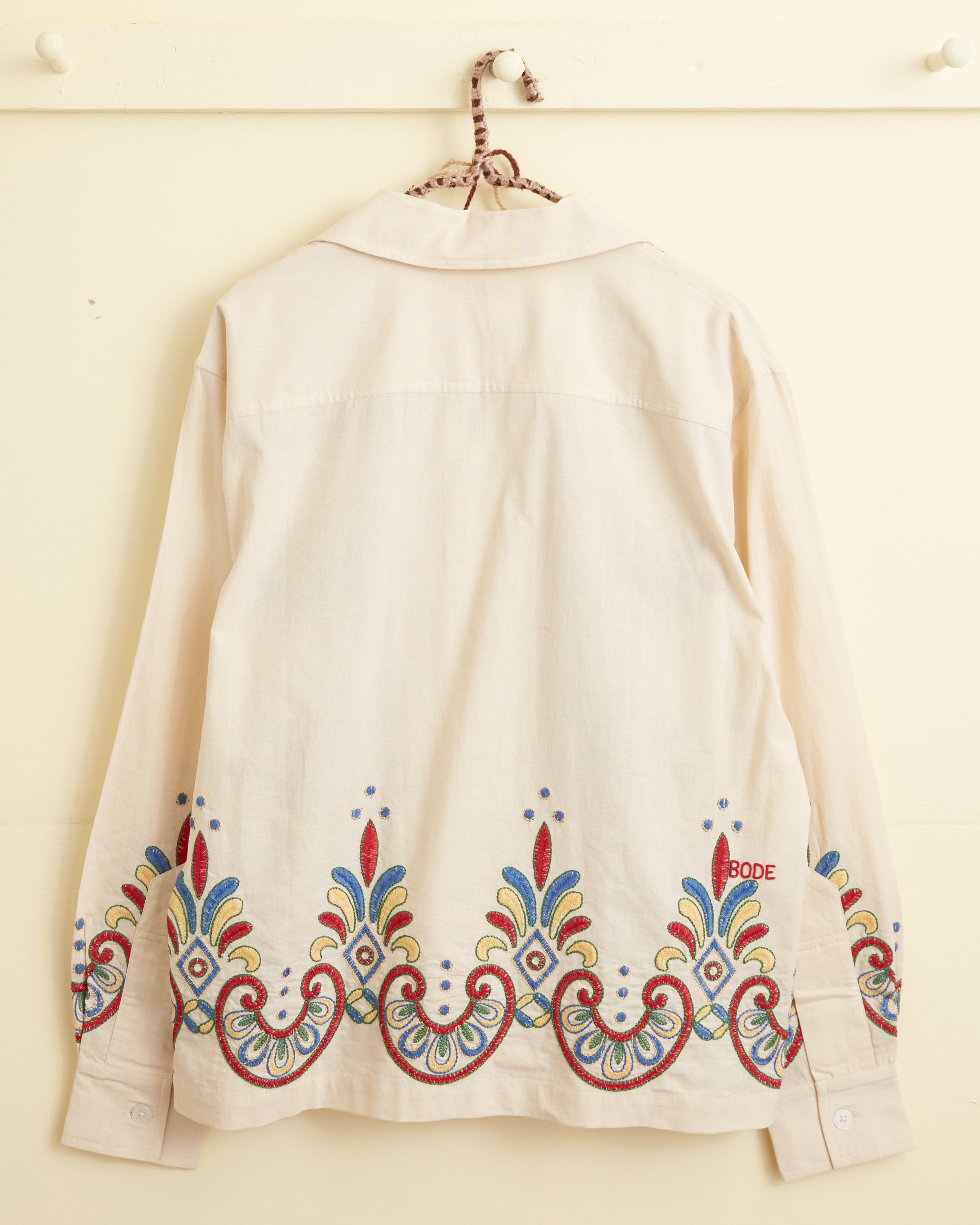 Embroidered Carnival Long Sleeve Shirt – BODE