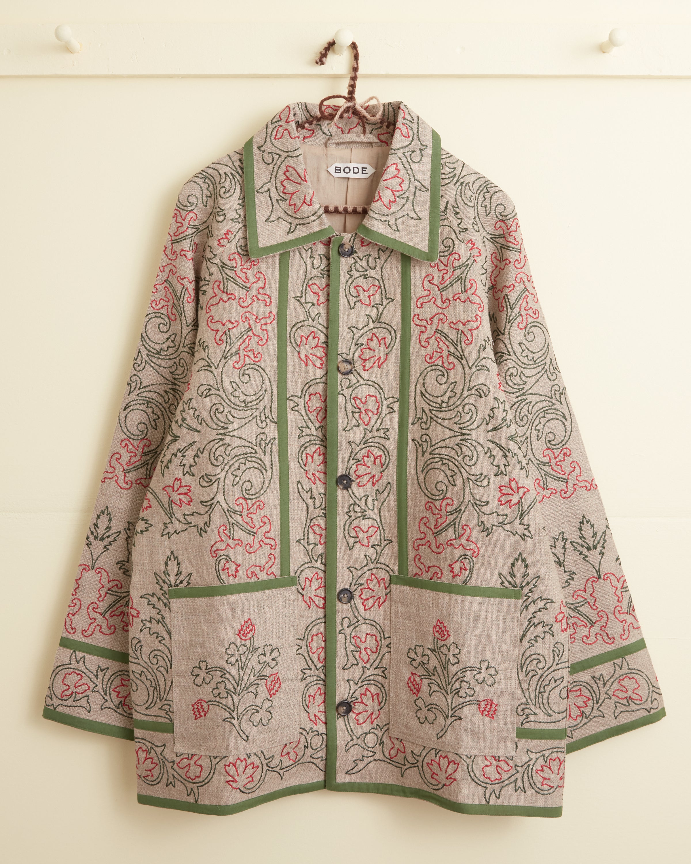 Embroidered Trumpetflower Coat – BODE