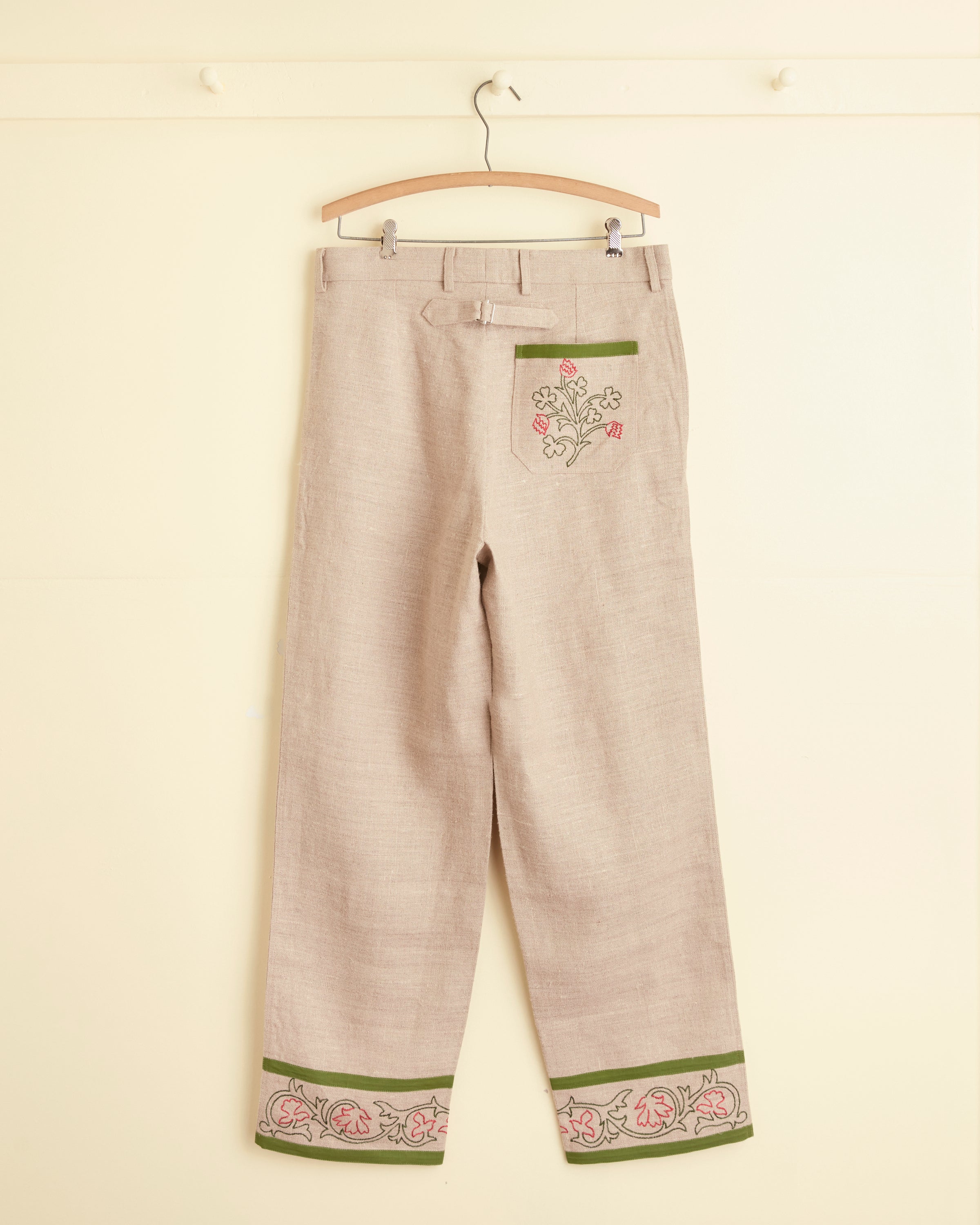 Embroidered Trumpetflower Trousers – BODE