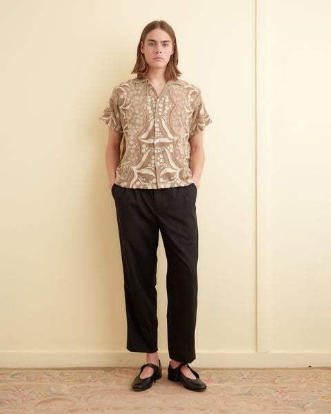 Filet Filigree Short Sleeve Shirt – BODE