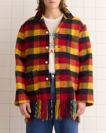 Flaming Ash Overshirt - M/L OOAK JACKET BODE New York