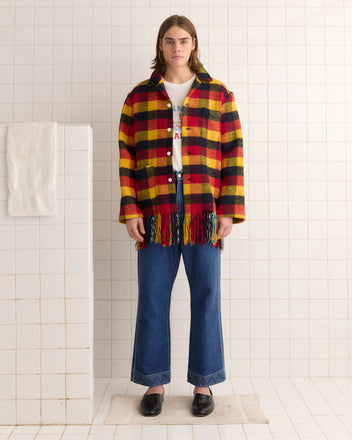 Flaming Ash Overshirt - M/L OOAK JACKET BODE New York