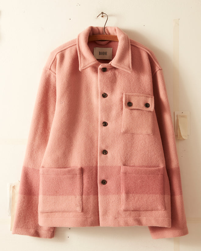 Flamingo Pink Line Jacket - XL/XXL OOAK JACKET BODE New York