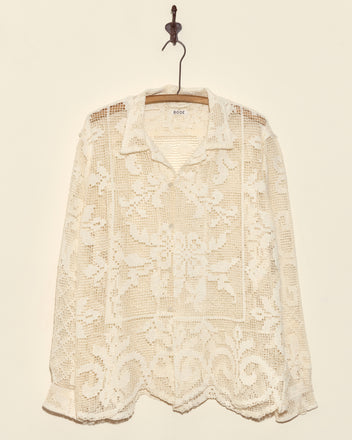 BODE Vintage Lace Shirt L/XL BODE Vintage Lace Shirt L/XL BODE
