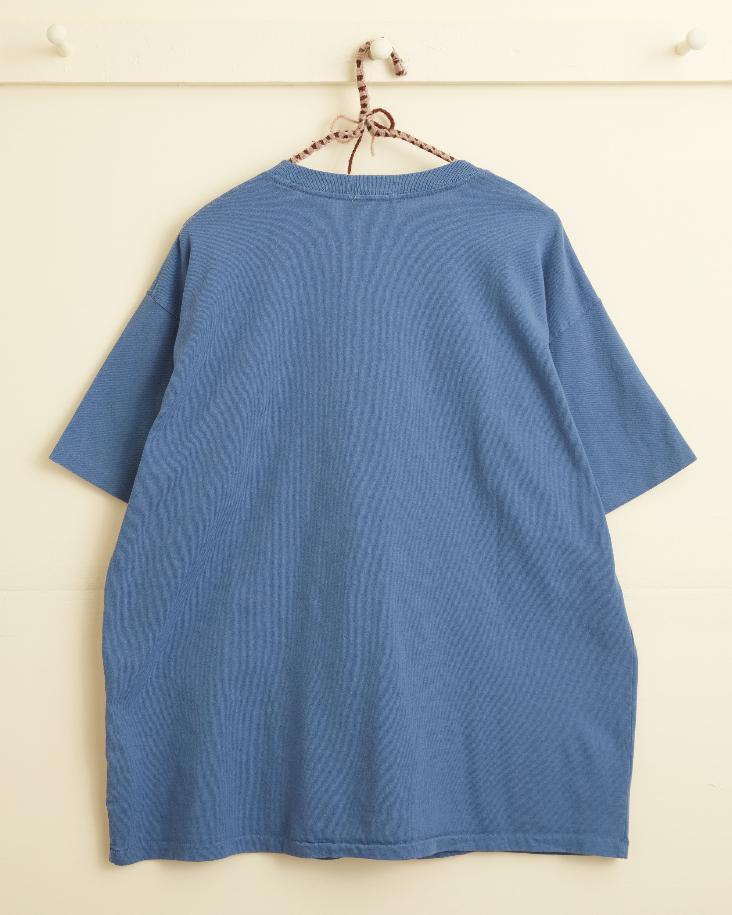 Flocked Bode Tee - Blue – BODE