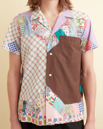 Floret Window Short Sleeve Shirt - M OOAK SHIRT BODE New York