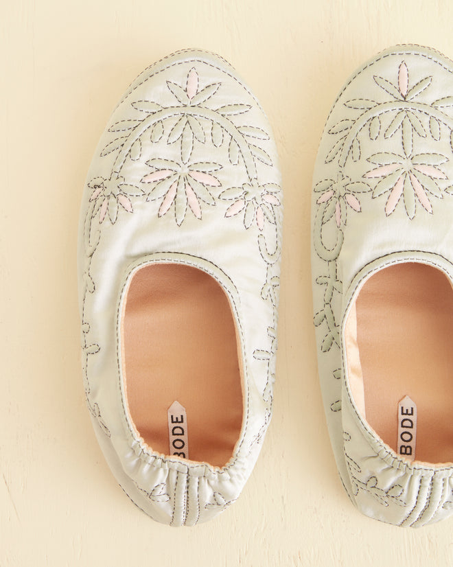 Floral Souvenir Slippers MENS FOOTWEAR BODE New York