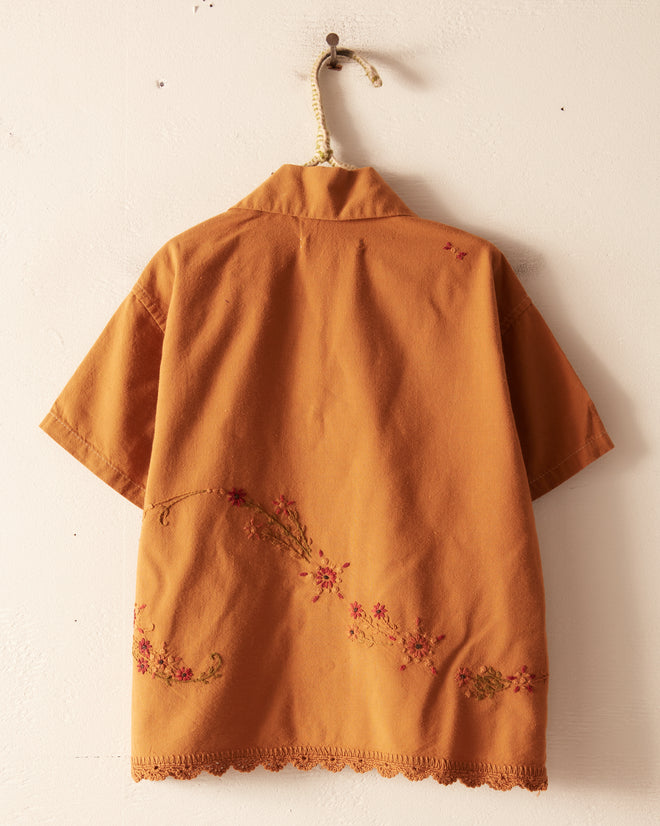 Flowers in Wind Kids' Shirt OOAK BABY BODE New York