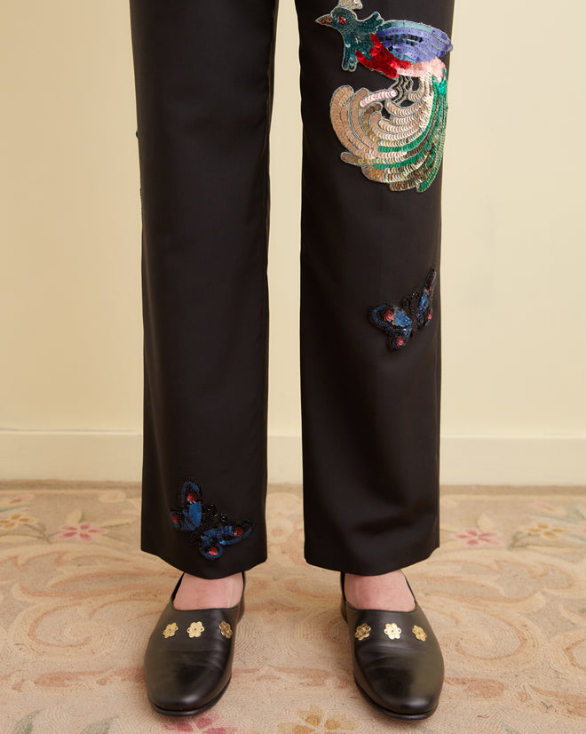 Flying Fauna Tuxedo Trousers TROUSERS BODE New York