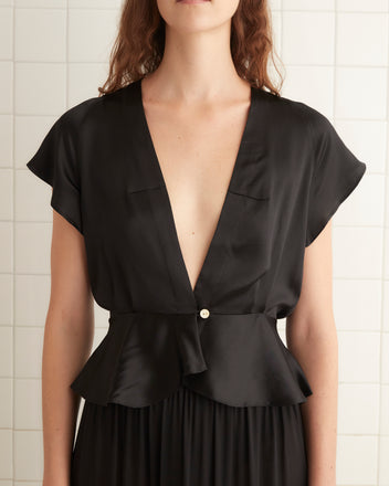 Freya Top - Black WOMENS TOPS BODE New York