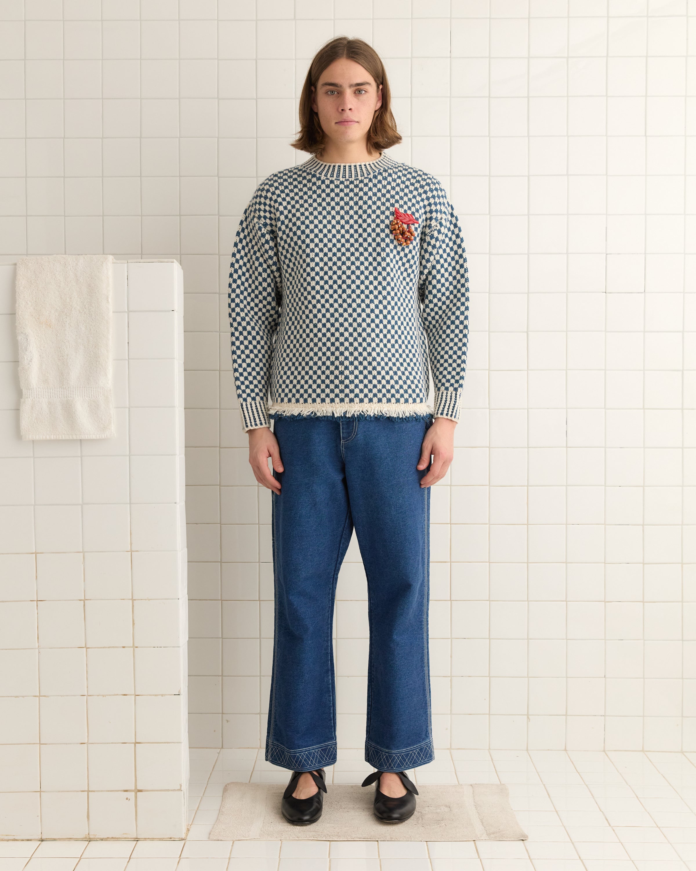 パーカー・フーディ BODE Men Sweater MRKT011 000 GREEN BODE Sweaters for Men | MR PORTER
