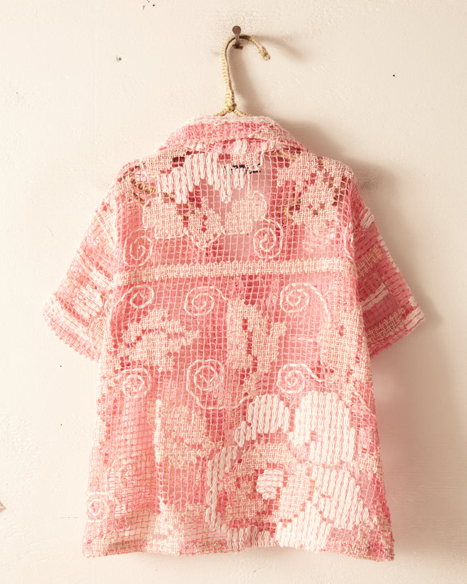 Fuchsia Spiral Kids' Shirt OOAK BABY BODE New York