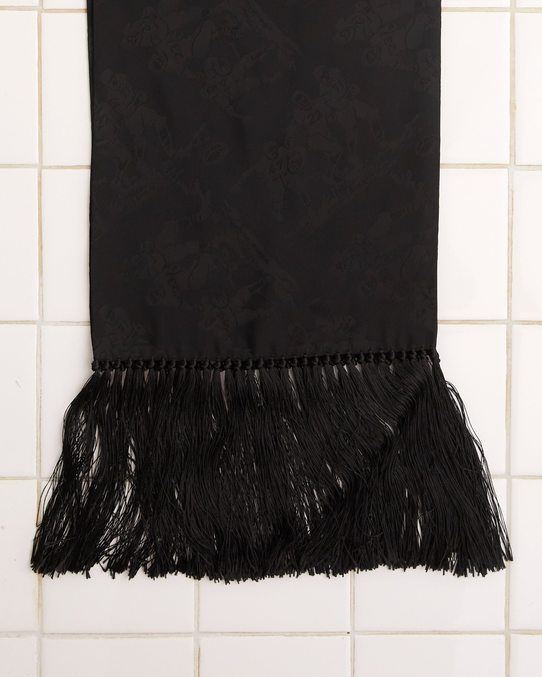 新品未使用sublations FOOTBALL SCARF ASH BLACK Football Jacquard Scarf - Black – BODE