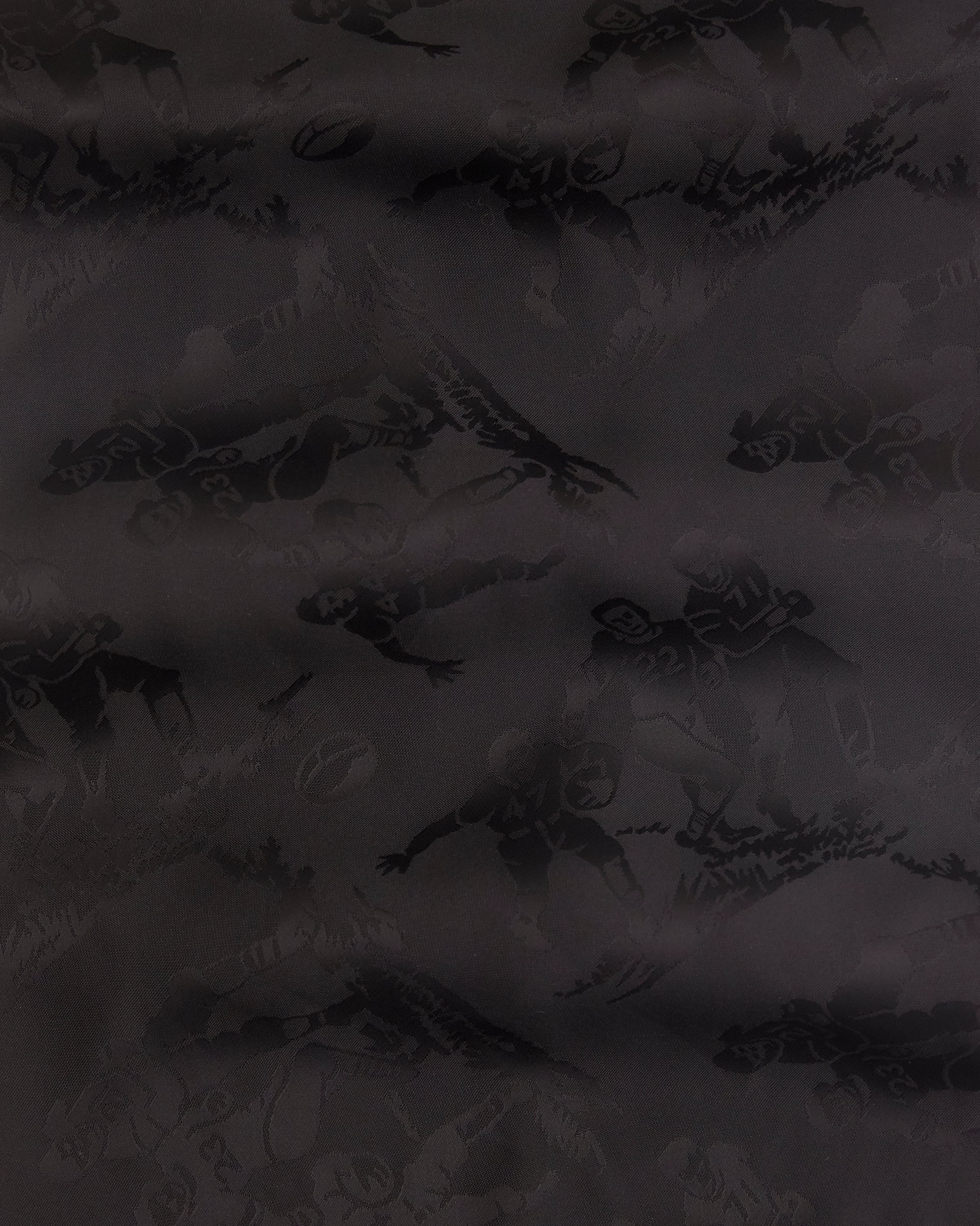 Football Jacquard Scarf - Black – BODE