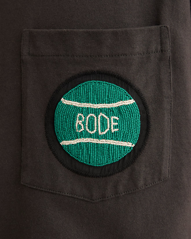 Game Point Pocket Tee - Black MENS CUT AND SEW BODE New York