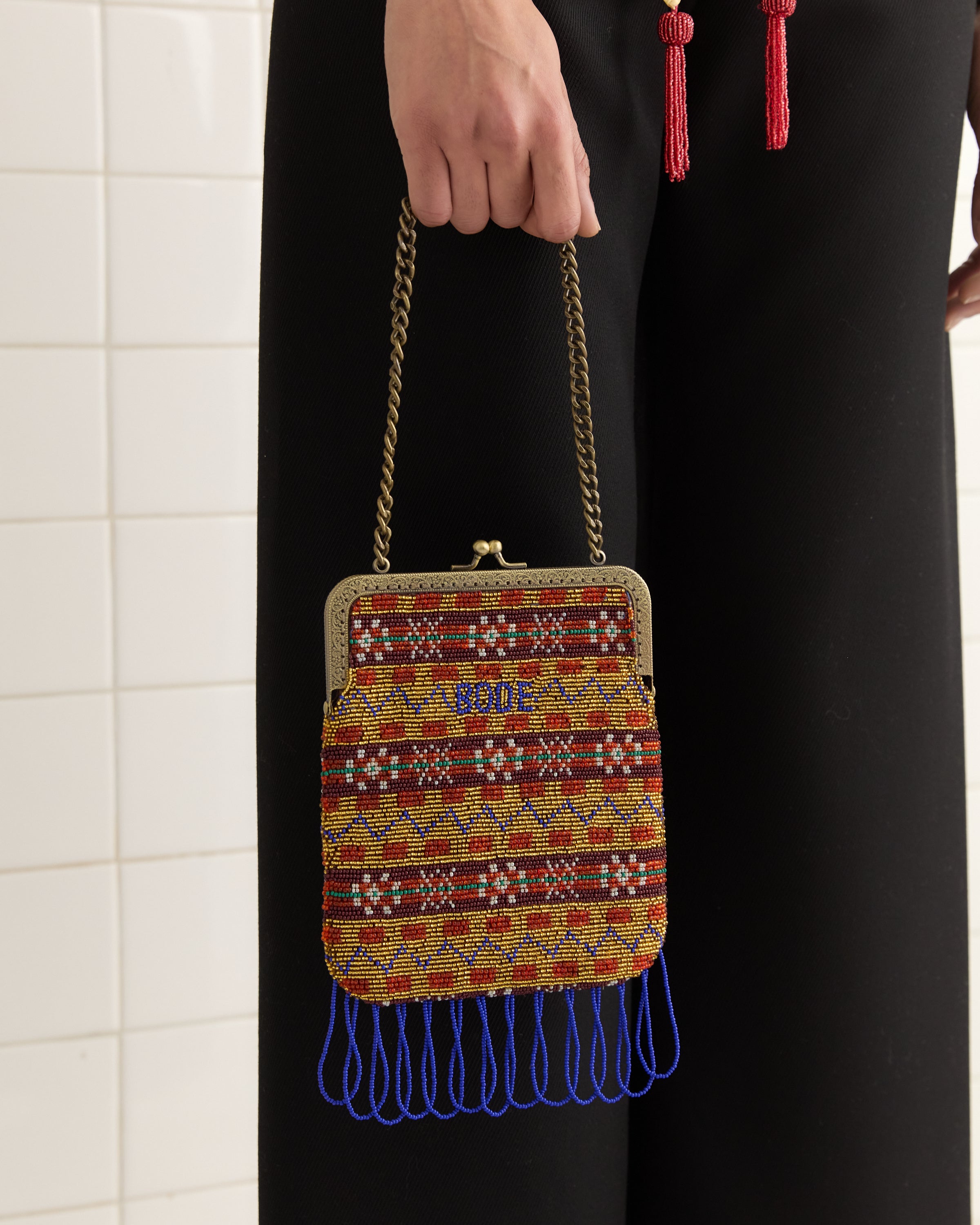 Beaded Bracken Frame Bag – BODE