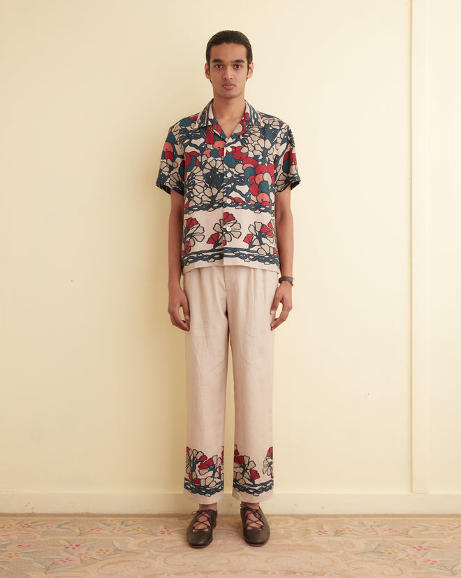Garden Lattice Short Sleeve Shirt MENS SHIRTS BODE New York