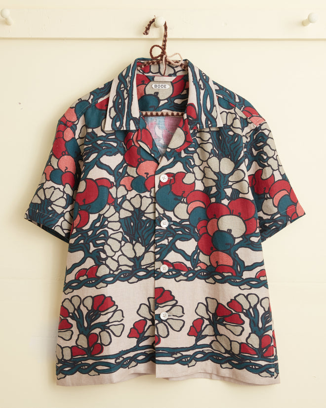 Garden Lattice Short Sleeve Shirt MENS SHIRTS BODE New York