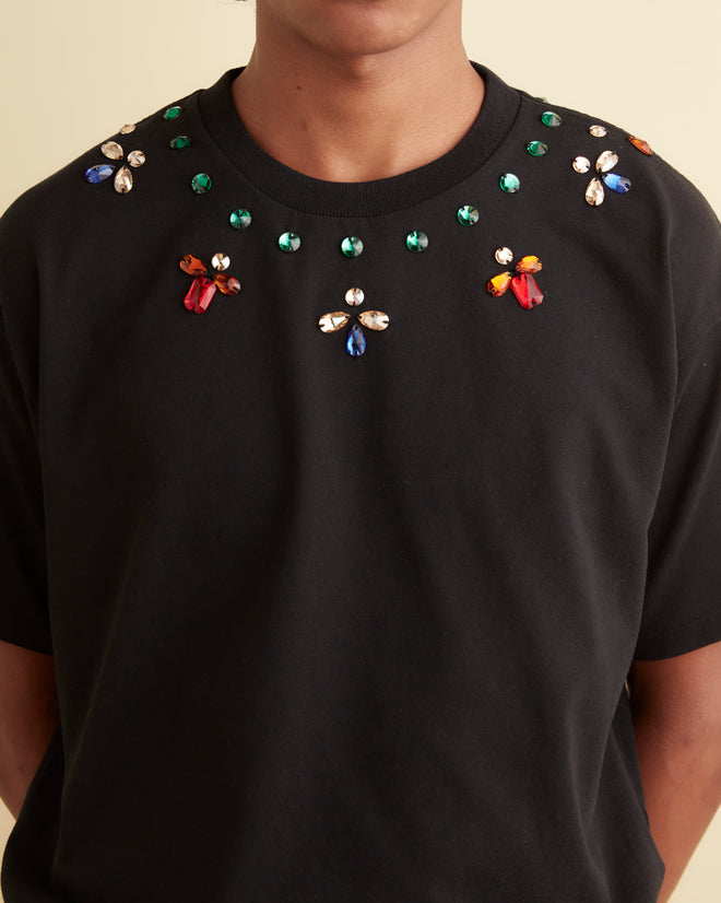 Gem Necklace Tee CUT AND SEW BODE New York