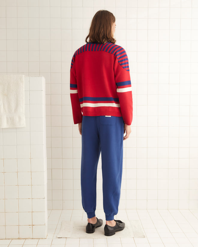 Joggers - Navy MENS CUT AND SEW BODE New York