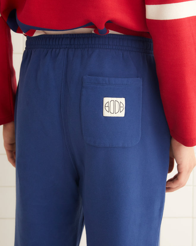 Joggers - Navy MENS CUT AND SEW BODE New York