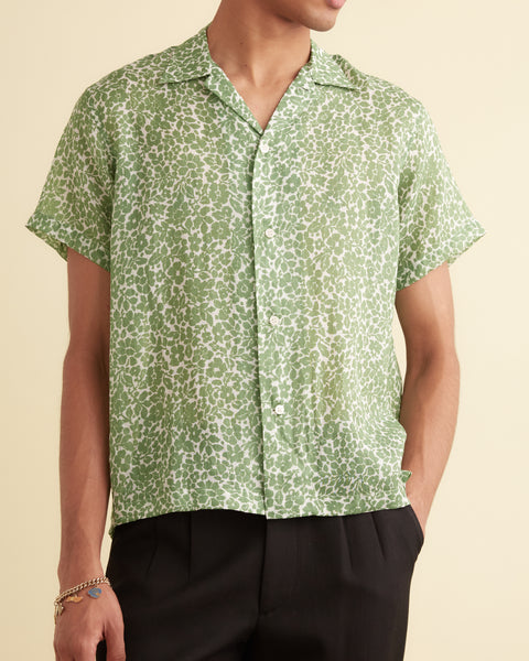 Green Meadow Short Sleeve Shirt – BODE