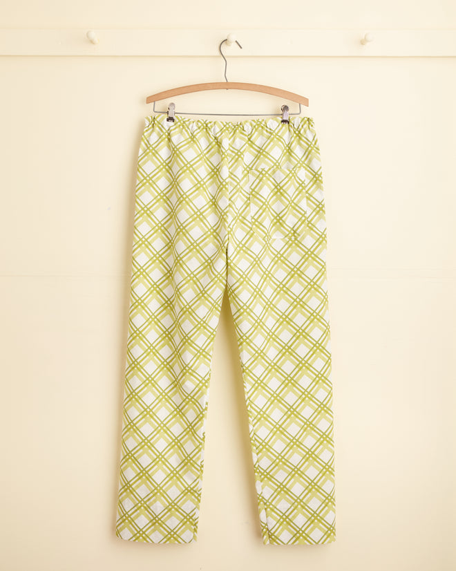 Greenskeeper Plaid Pajama Pants - MULTI OOAK TROUSERS BODE New York