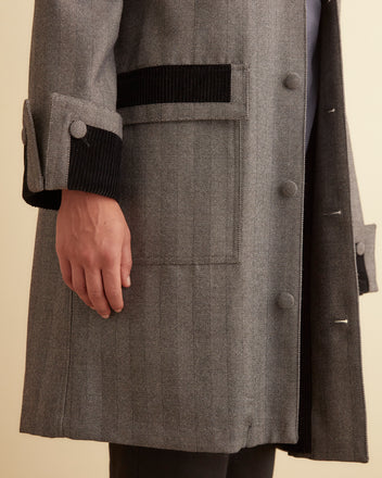 Herringbone Rennie Coat OUTERWEAR BODE New York