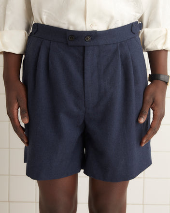 Herringbone Wool Shorts - 32 OOAK SHORTS BODE New York