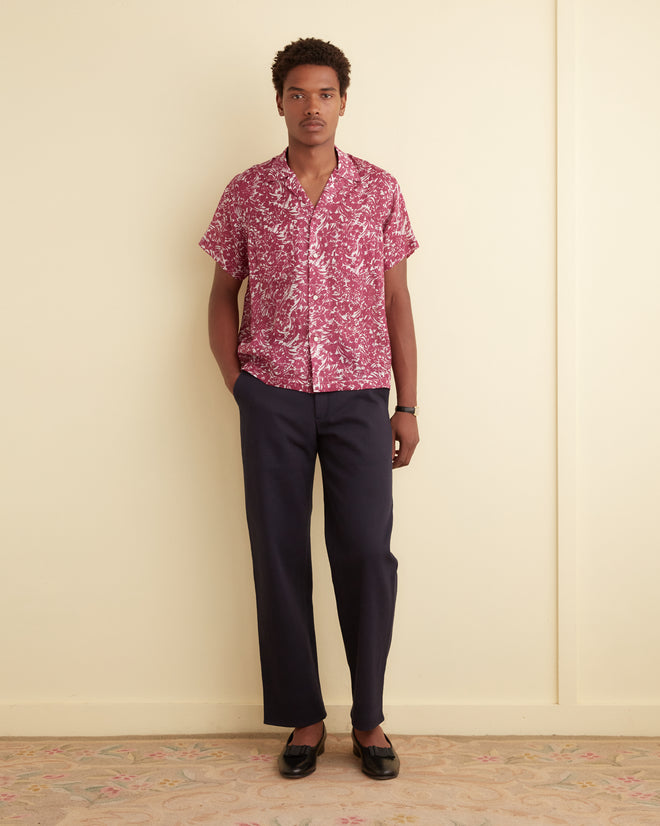 Hibiscus Spray Short Sleeve Shirt SHIRT BODE New York