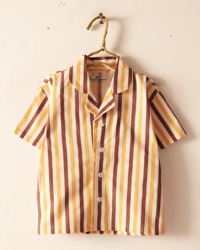 Honeycomb Stripe Kids' Shirt