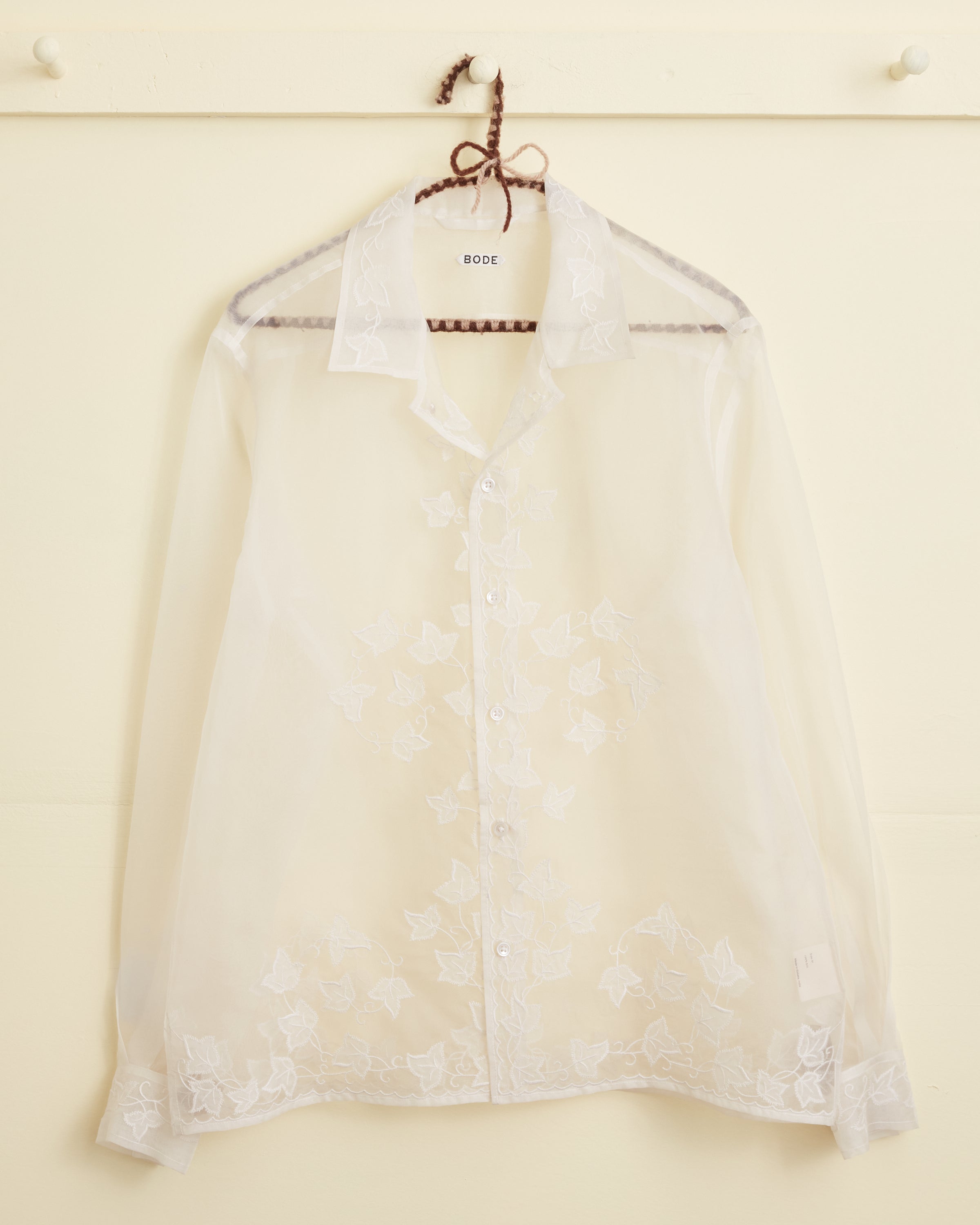 Ivy Appliqué Long Sleeve Shirt – BODE