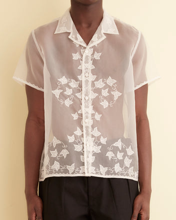 Ivy Appliqué Short Sleeve Shirt MENS SHIRTS BODE New York