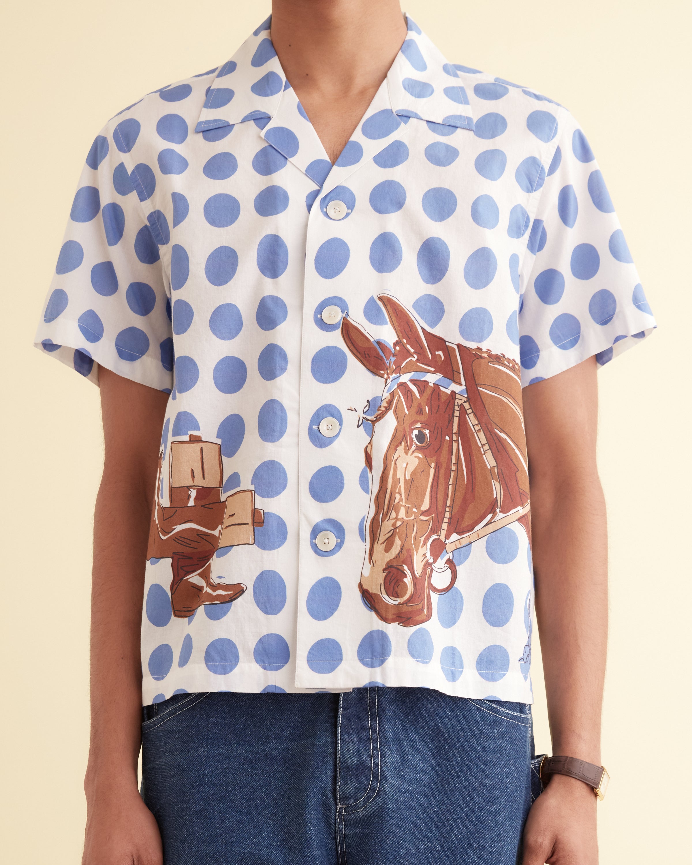 Jockey Dot Short Sleeve Shirt – BODE