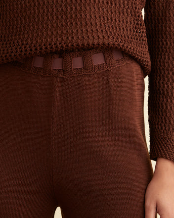 Johnny Knit Pants - Brown KNITWEAR BODE New York