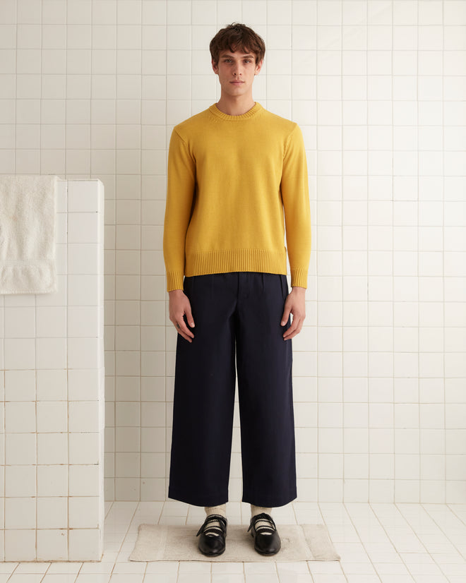 Juniper Sweater - Gold MENS KNIT TOPS BODE New York