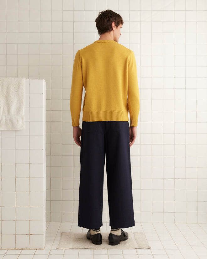 Juniper Sweater - Gold MENS KNIT TOPS BODE New York