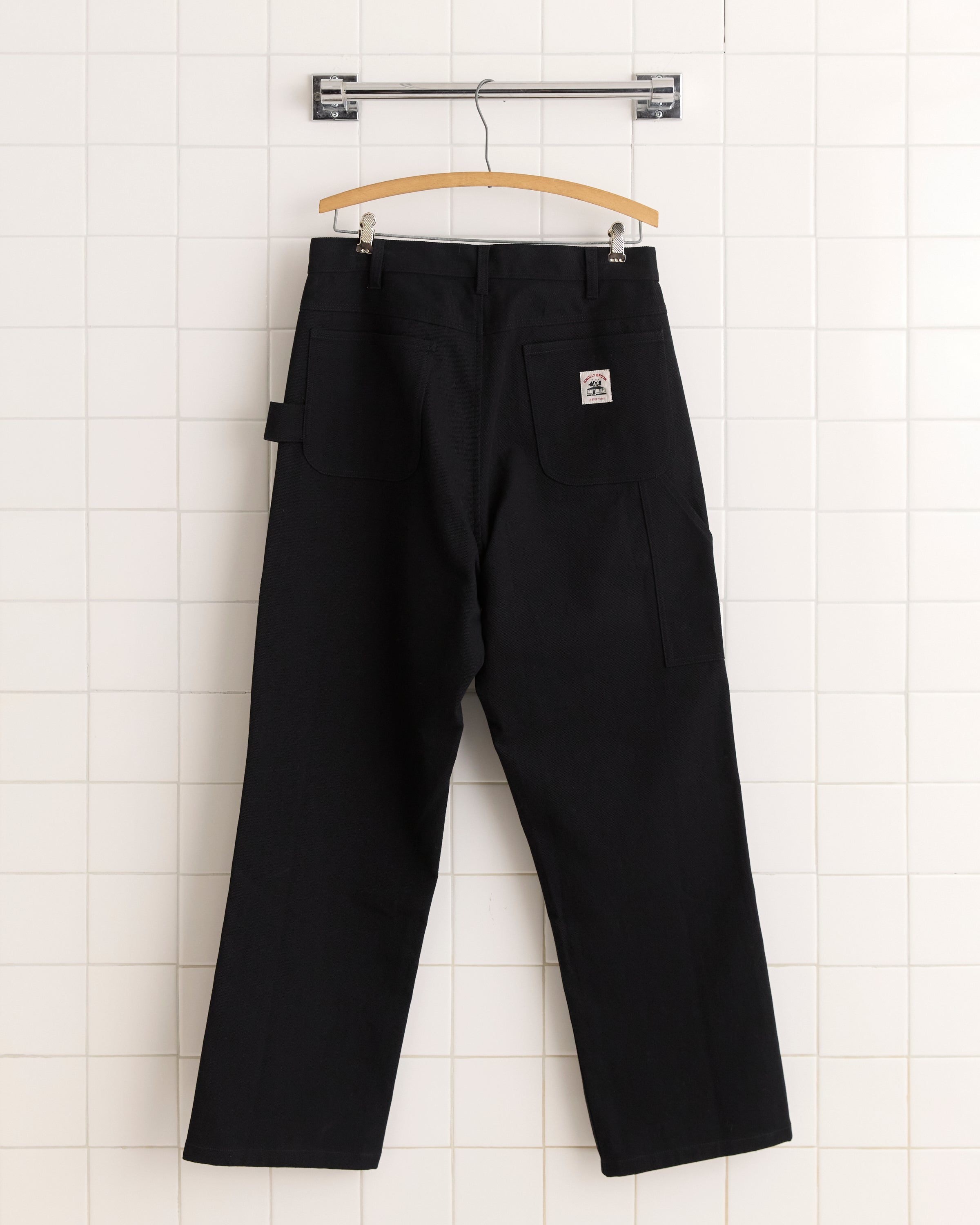 パンツ flexwitme BRODIE SHRTS BLACK yokosquad Twill Knolly Brook Trousers - Black – BODE