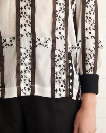 Lattice Sprig Top WOMENS TOPS BODE New York