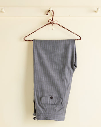 Lavender Stripe Trousers - 33 OOAK TROUSERS BODE New York