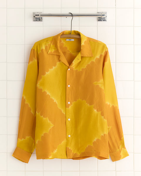 【BODE】Lehariya Dyed Buttoned Shirt Lehariya Dye Long Sleeve Shirt – BODE