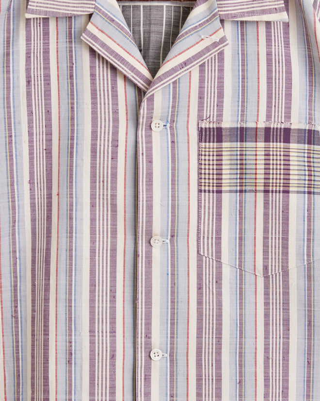 Lilac Scan Short Sleeve Shirt - S
